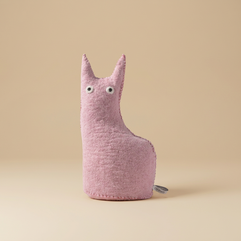 Wollen deurstopper The Curious | catalogusfoto