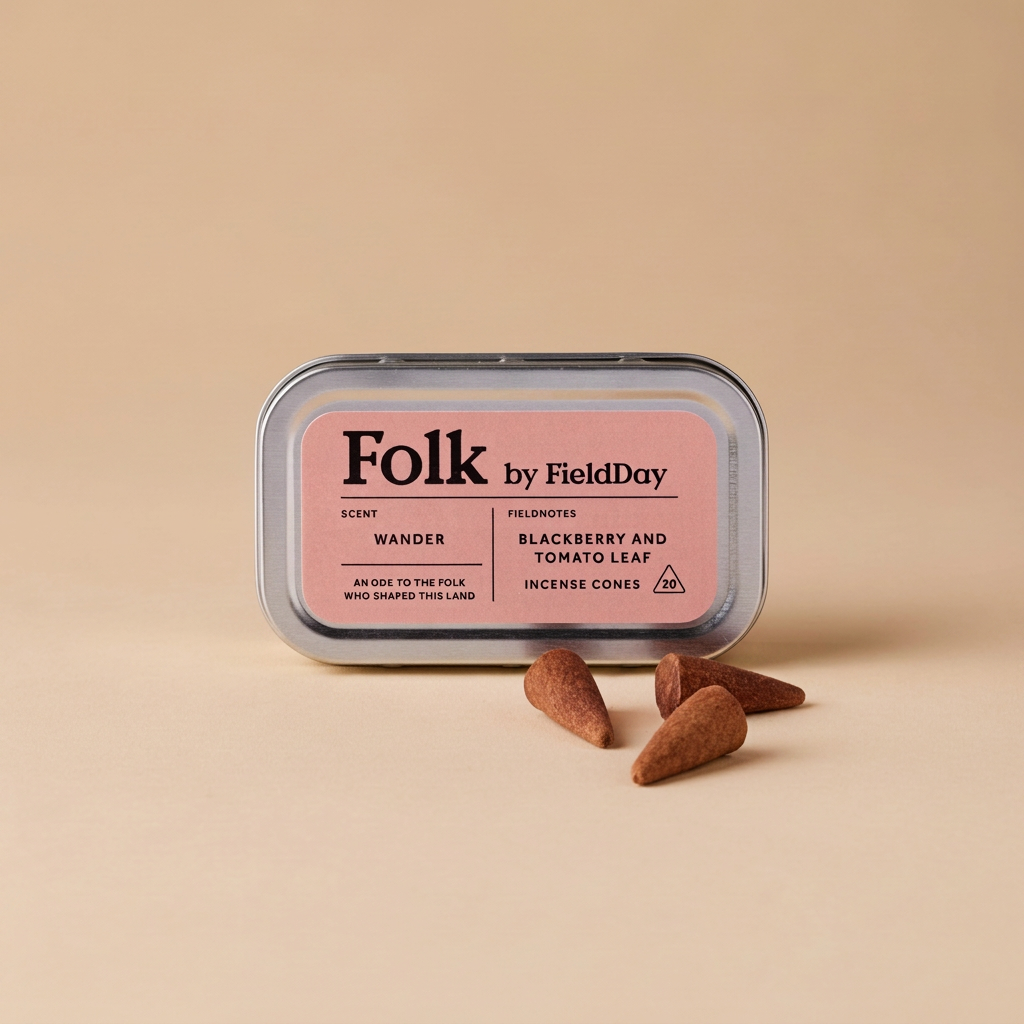 Wander Folk blikje wierookkegels | catalogusfoto