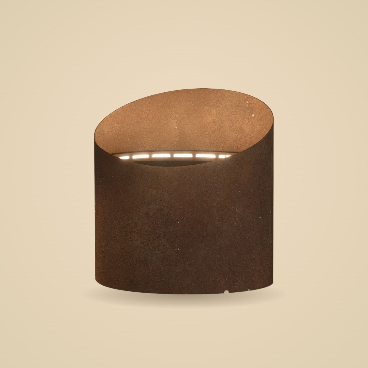 Mazu Wedge plantenbak studio – Cortenstaal