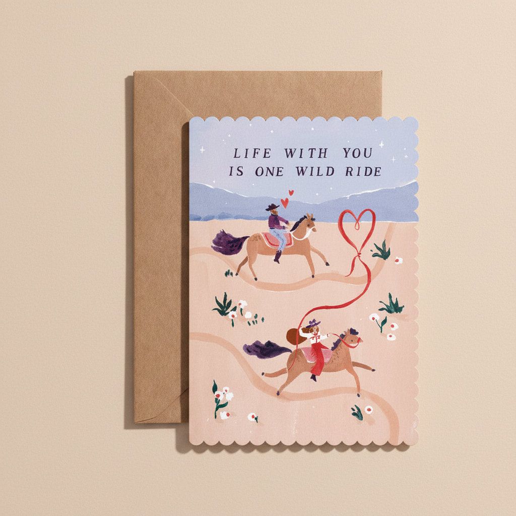 Wilde Rit Liefdeskaart | Jubileumkaarten | Valentijnskaarten